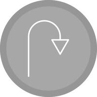 Arrow Pointing Down Vector Icon