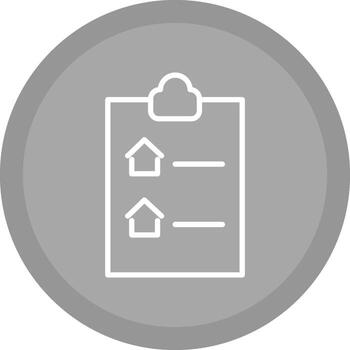 icono de vector de lista