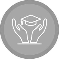 Education Insurance Vector Icon