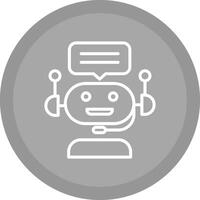 Chat Bot Vector Icon