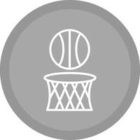 icono de vector de baloncesto