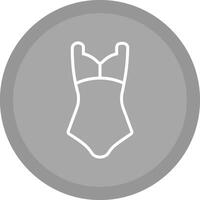 icono de vector de traje de baño