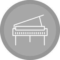 Grand Piano Vector Icon