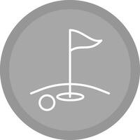 icono de vector de golf