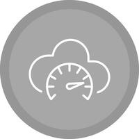 icono de vector de prueba de velocidad