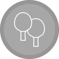 icono de vector de ping pong