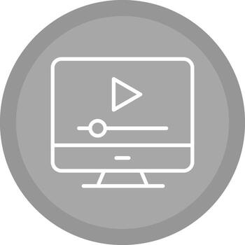 icono de vector de tutoriales en línea