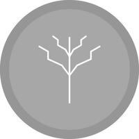 Tree with no leaves Vector Icon