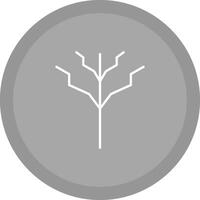 Tree with no leaves Vector Icon