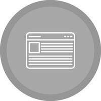 Blogging Services Vector Icon
