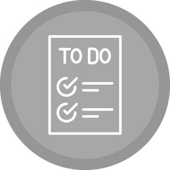 Today to Done Checklist Vector Icon