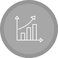 Rising Statistics Vector Icon