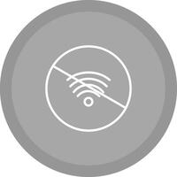 sin icono de vector wifi