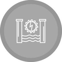 Hydro Power Vector Icon