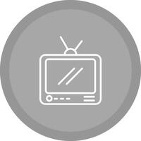 Television Broadcast Vector Icon