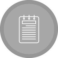 Notepad Vector Icon