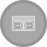 paquete de icono de vector de billetes