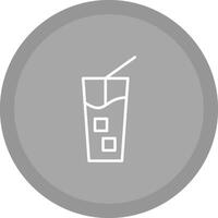 Iced Coffee Vector Icon