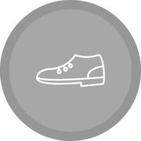 icono de vector de zapatos casuales