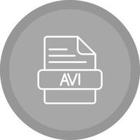 AVI Vector Icon