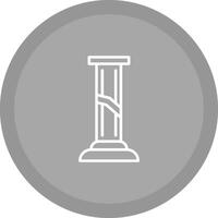 Broken Pillar Vector Icon