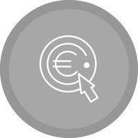 pago por clic icono de vector