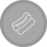 Hot Dog Vector Icon