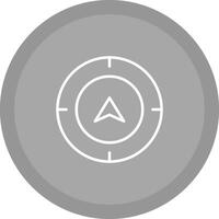 Directional Compass Vector Icon