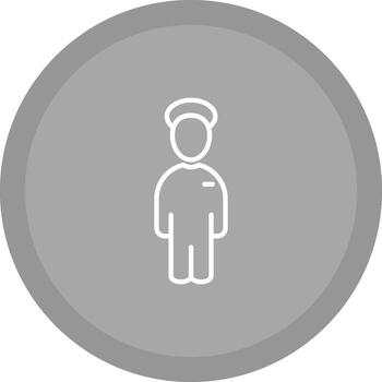 icono de vector de pie