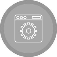 Website Settings Vector Icon