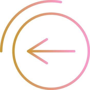 espalda botón vector icono