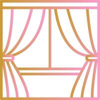 Curtains Vector Icon