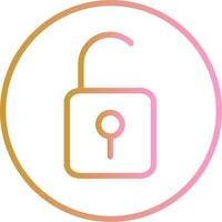 Open Lock II Vector Icon