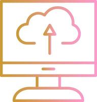 Cloud Backup Vector Icon