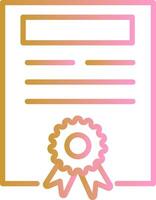Certificate Vector Icon