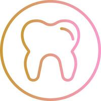 icono de vector de dientes