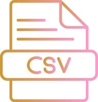 CSV Vector Icon