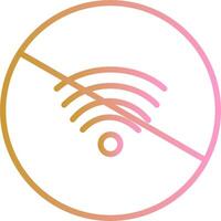 No Wifi Vector Icon