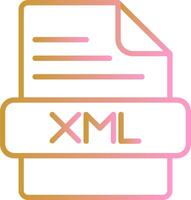 XML Vector Icon