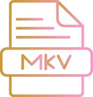 icono de vector mkv