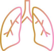 Lungs Vector Icon