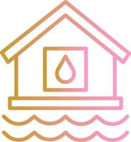 Water House Vector Icon