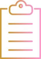 Clipboard Vector Icon