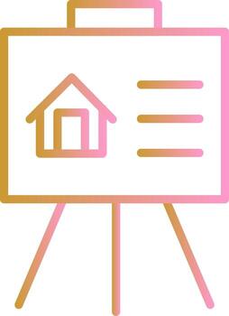 icono de vector de presentación