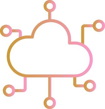 Cloud Computing Vector Icon