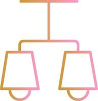 Lit Lamp Vector Icon