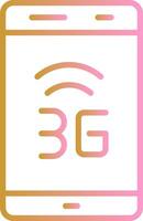 icono de vector 3g