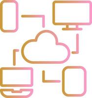 Cloud Computing Vector Icon