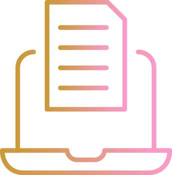 icono de vector de documento