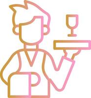 Waiter Vector Icon